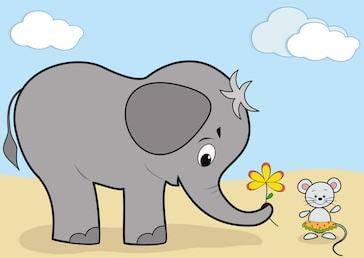 THE RAT AND THE ELEPHANT // Con chuột và con voi